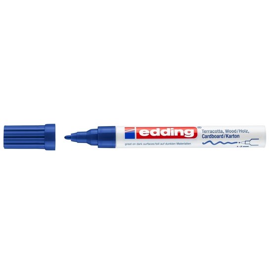 Edding Edding 4040 Matlakmarker Blauw