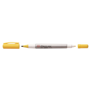 Sakura Dual Identi Pen Permanent Geel