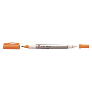 Sakura Dual Identi Pen Permanent Oranje