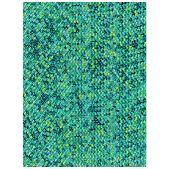 Decopatch Vel Decopatch papier Schubben blauw/groen