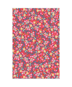 Vel Decopatch papier Bloemenprint rood/roze/blauw/geel