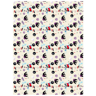 Vel Decopatch Papier Patroon vogel/bal/anker  wit/rood/grijs/blauw