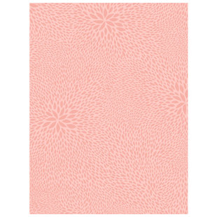 Vel Decopatch Papier Patroon Cyclaam Zalm