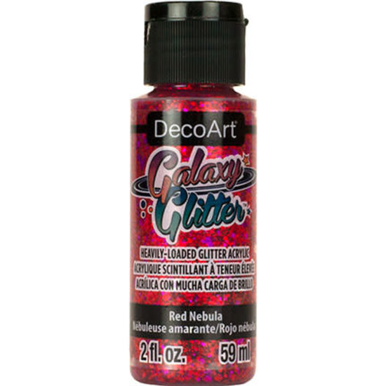 Deco Art DecoArt Galaxy Glitter 59ml Red Nebula