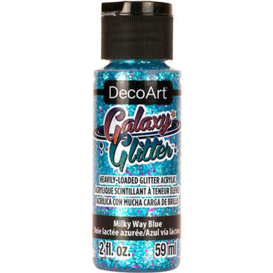 Deco Art DecoArt Galaxy Glitter 59ml Milky way blue