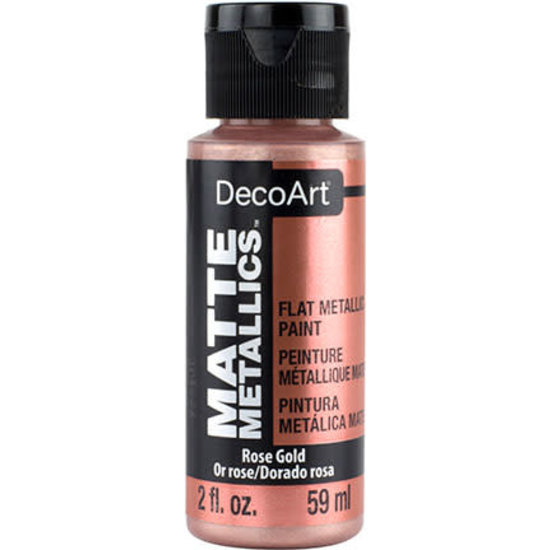 Deco Art DecoArt Matte Metallic 59ml Rose Gold