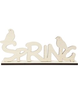 Houten Woord Spring 0,5x13,5x29cm