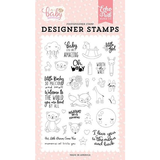 Echo Park Echo Park Hello Baby It's A Girl Stempel