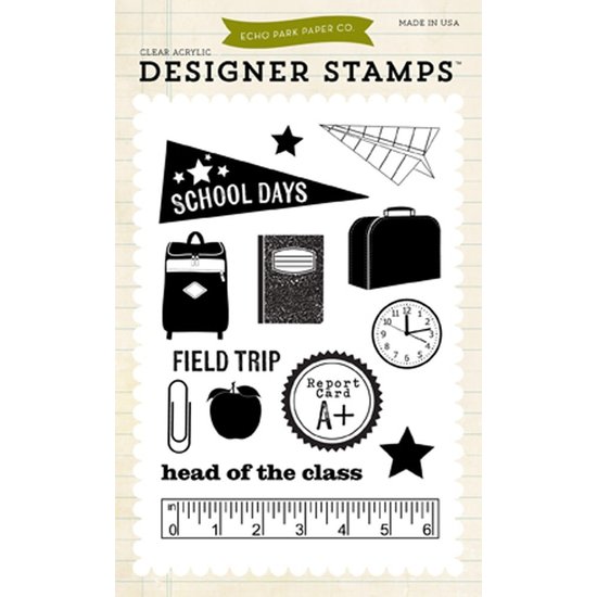 Echo Park Echo Park Stempel Schooldays
