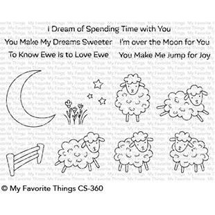 My Favorite Things Clear Stamp Over the moon for