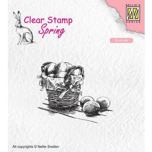 Nellie's Choice Clear Stamp Easter eggs