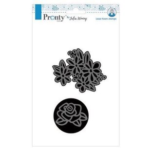 Pronty Julia Woning Foam Stempel Flowers