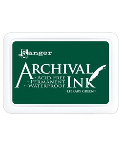 Ranger Archival Ink Pad Library Green