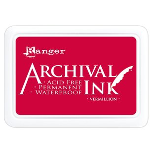 Ranger Archival Ink Pad Vermillion