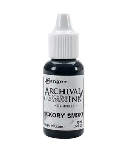 Ranger Archival Ink Re-Inker Hickory Smoke