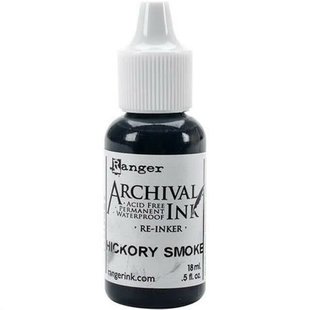 Ranger Archival Ink Re-Inker Hickory Smoke
