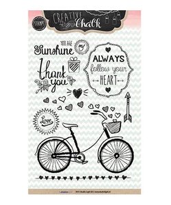 Studio Light Creative With Chalk Stempel nr. 98