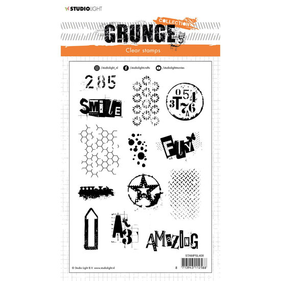 Studio Light Studio Light Grunge Collection Stempel nr. 408
