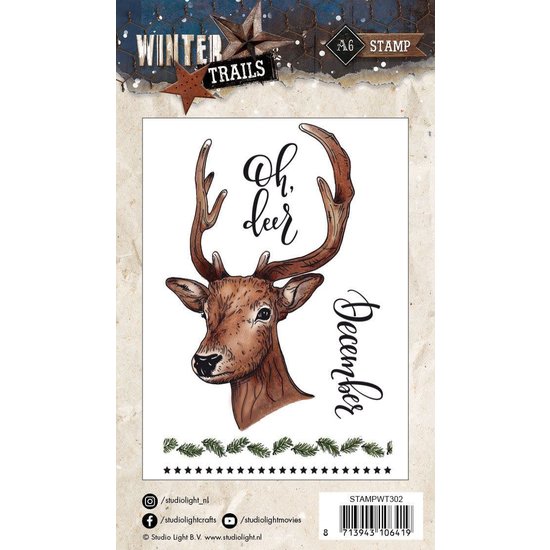 Studio Light Studio Light Winter Trails Stempel nr. 302