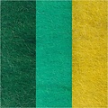 Creotime Gekaarde Wol 3x10g Groen/Turquoise Harmonie