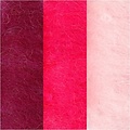 Creotime Gekaarde Wol 3x10g Paars/Roze Harmonie