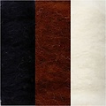 Creotime Gekaarde Wol 3x10g Zwart/Bruin/Wit Harmonie