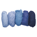 Rayher Zuivere scheerwol, 5x20 gr. ass. Blauw tinten