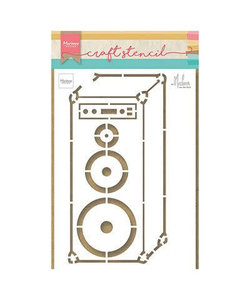 Marianne Design Mask stencil Music speaker