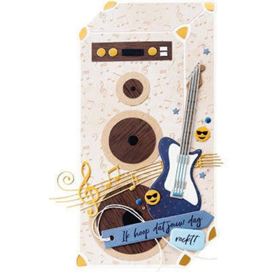 Marianne Design Marianne Design Mask stencil Music speaker