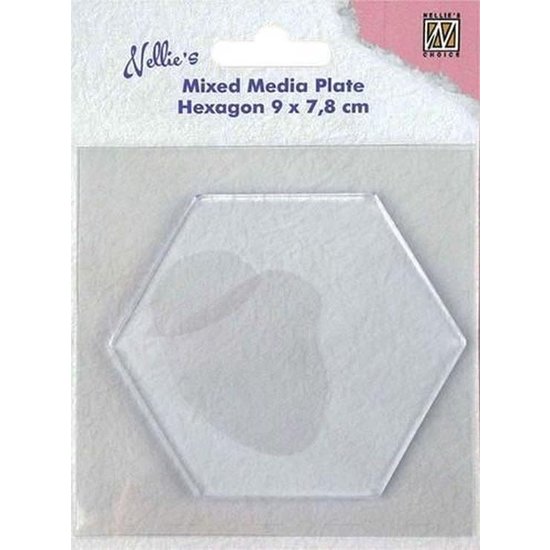 Nellie's Choice Nellie's Choice Mixed Media Plate Hexagon