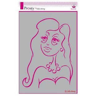 Pronty Julia Woning Stencil Classy Lady