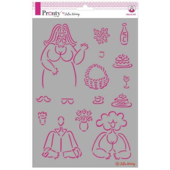 Pronty Pronty Julia Woning Stencil Ladies And Men