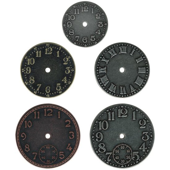 Tim Holtz Tim Holtz Idea-Ology Metal Clock Faces 5st
