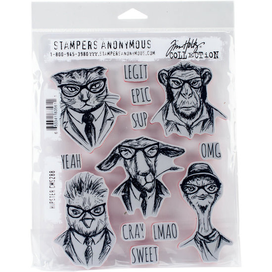 Tim Holtz Tim Holtz Cling Stamp Hipster