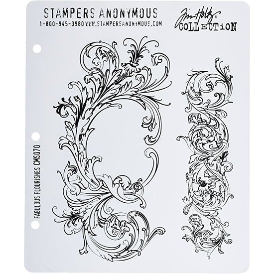 Tim Holtz Tim holtz stempel Fabulous Flourishes
