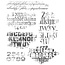 Tim Holtz Tim Holtz Cling Stamp Faded Type