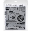 Tim Holtz Tim Holtz Cling Stamp Glitch Mini