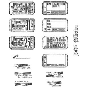 Tim Holtz Cling Stamp Odds & Ends