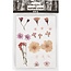 Creotime Nature Look Droogbloemen & Bladeren Licht Roze/Ecru