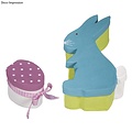 Rayher Papiermache box haas met ei