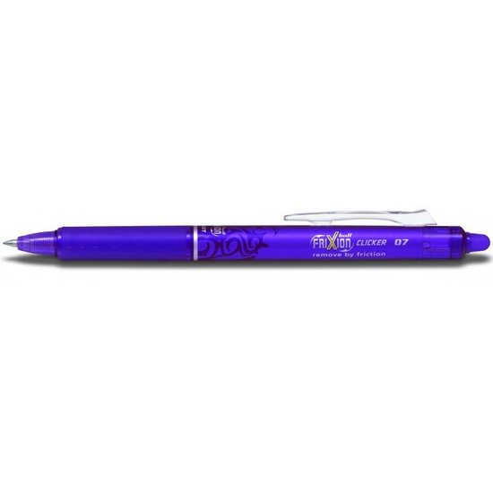Pilot Pilot Frixion Clicker Rollerpen 0.35 mm paars