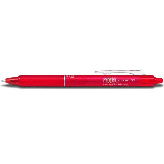Pilot Pilot Frixion Clicker Rollerpen 0.35 mm rood