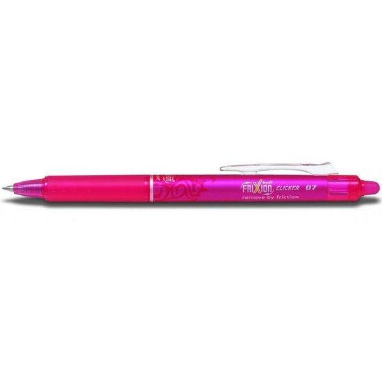 Pilot Pilot Frixion Clicker Rollerpen 0.35 mm roze