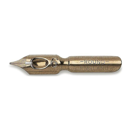 D. Leonardt D. Leonardt Round Hand Nib 6 = 0.55 mm.