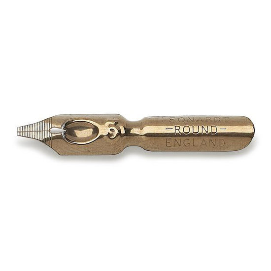 D. Leonardt D. Leonardt Round Hand Nib 3 = 1.35 mm.