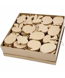 Papier Mache Decoratie Hanger Pasen 1,2cm 10cm 1st