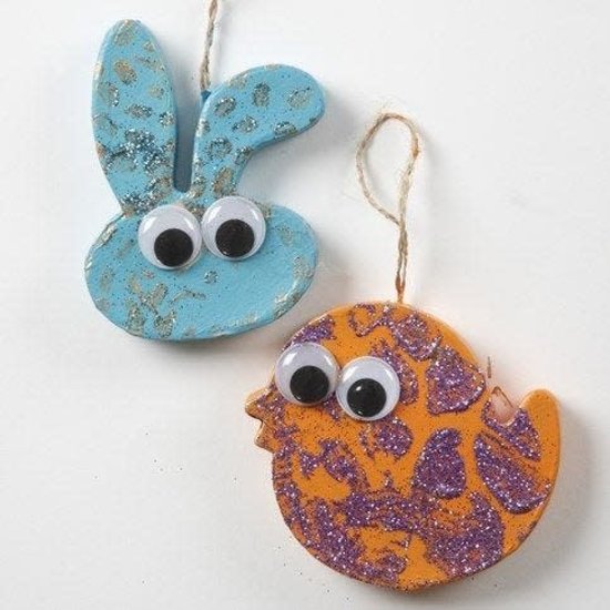 Creotime Papier Mache Decoratie Hanger Pasen 1,2cm 10cm 1st