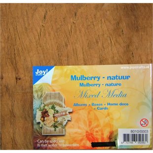Joy Mulberry boombastvezels voor Mixed Media - Natuur
