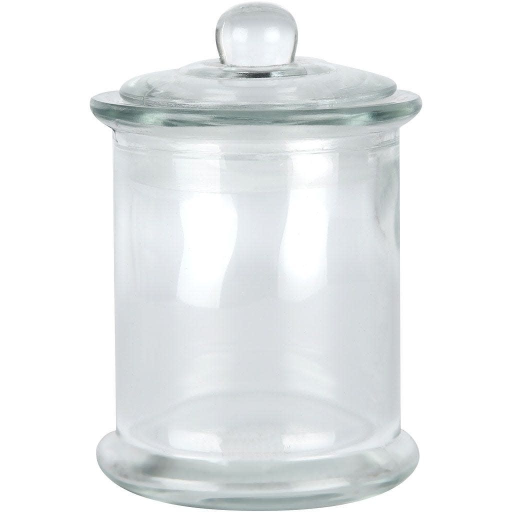 Instrueren Woedend Ingang Glazen Pot Met Deksel 8x14,5cm | Creaflex