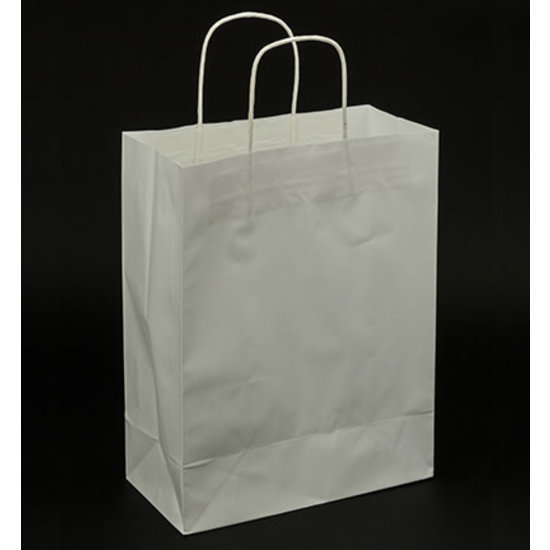 Folia Folia Kraft Papieren Tas Wit 24x12x31cm